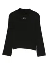 Off-white Logo-print T-shirt In Black
