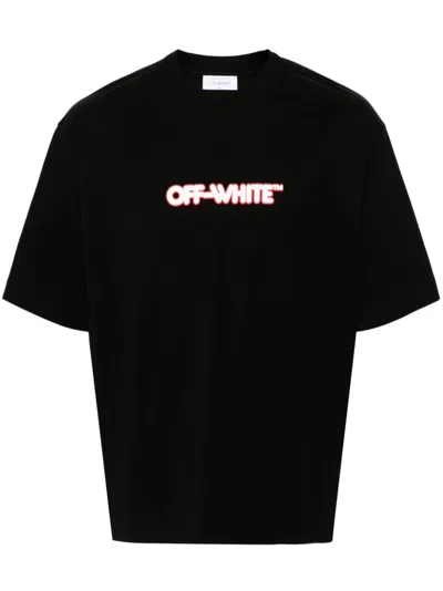 Off-white Logo-print T-shirt In Black