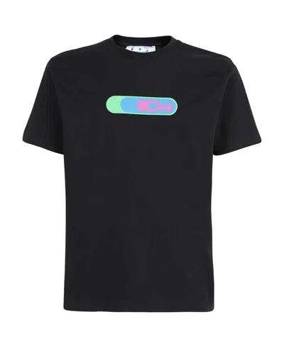Off-white Logo-print T-shirt In Black