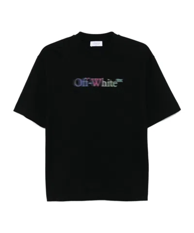 Off-white Logo-print T-shirt In Black