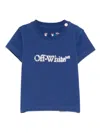 Off-white Logo-print T-shirt In Blue