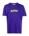Off-white Logo-print T-shirt In Blue