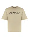Off-white Cotton Crew-neck T-shirt In Neutral