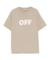 Off-white Logo-print T-shirt In Nude
