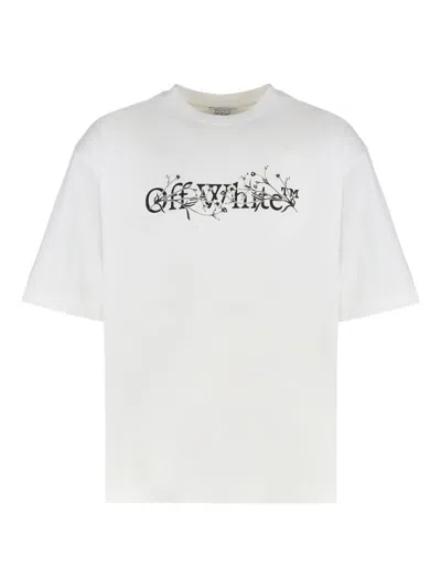 OFF-WHITE LOGO-PRINT T-SHIRT