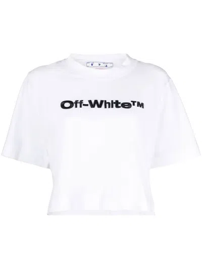 Off-white Logo-print T-shirt In White