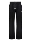 Off-white Pixel Printed French Cotton-terry Sweatpants In Black