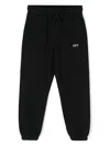 Off-white Logo-print Track Pants In Black
