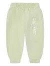 Off-white Logo-print Track Pants In Green
