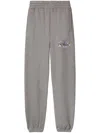 OFF-WHITE LOGO-PRINT TRACK PANTS