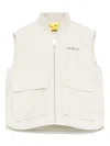 Off-white Logo-print Vest In Grey