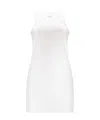 Off-white Sleek Rowing Logo-print Minidress In White
