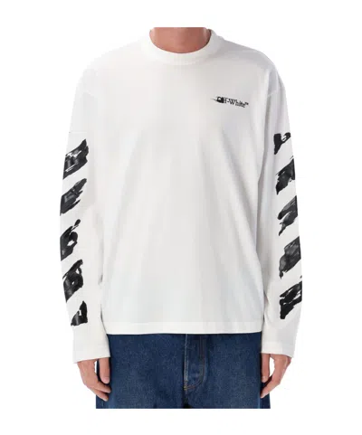 Off-white Long-sleeved T-shirt In White