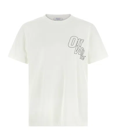 OFF-WHITE OFF-WHITE LOGO PRINTED CREWNECK T-SHIRT