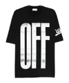 Off-white Graphic Skate Design Crewneck Short Sleeve T-shirt In Black