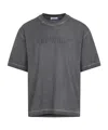 Off-white Skateboard Inspired Short Sleeve T-shirt In Gray