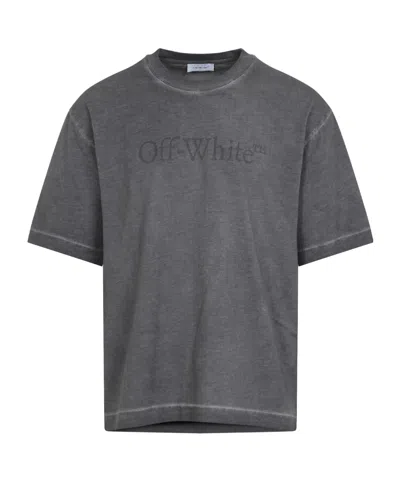 OFF-WHITE OFF-WHITE LOGO PRINTED CREWNECK T-SHIRT