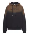 Off-white Hoodie In Cotton With Degraded Effect In Multi