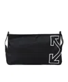 Off-white Logo Printed Shoulder Bag In Black
