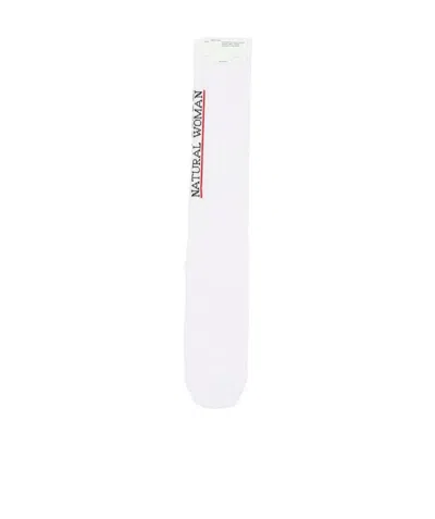 Off-white Logo Printed Socks In White