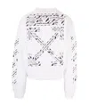 Off-white Logo Printed Sweater In White