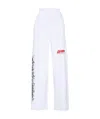Off-white Logo Printed Sweatpants In White