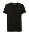 Off-white Logo Printed T-shirt In Black