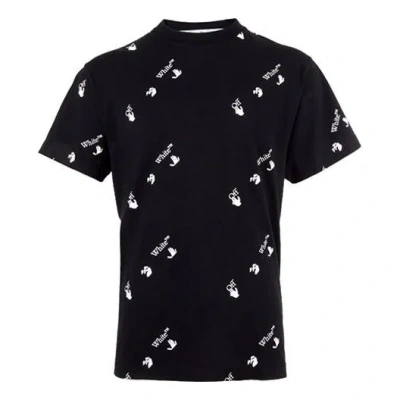 OFF-WHITE OFF-WHITE LOGO PRINTING SHORT SLEEVE LOOSE FIT BLACK
