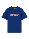 Off-white Logo Puff T-shirt In Blue