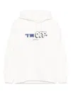 Off-white Logo-quote Hoodie In White