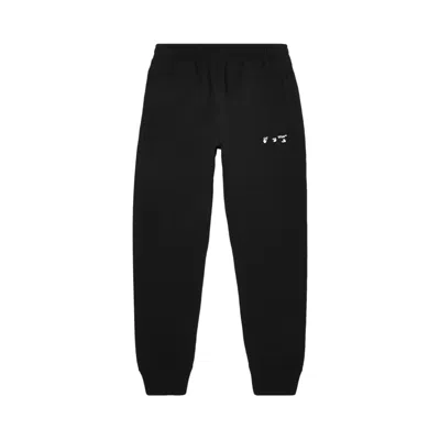 Pre-owned Off-white Logo Short Cuff Sweatpant 'black'