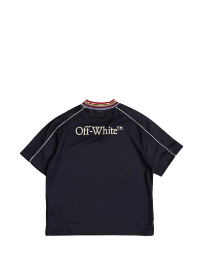 Off-white Kids' Logo Short-sleeve T-shirt In Black