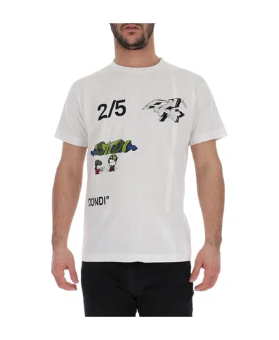 Off-white Logo Short-sleeved T-shirt In White
