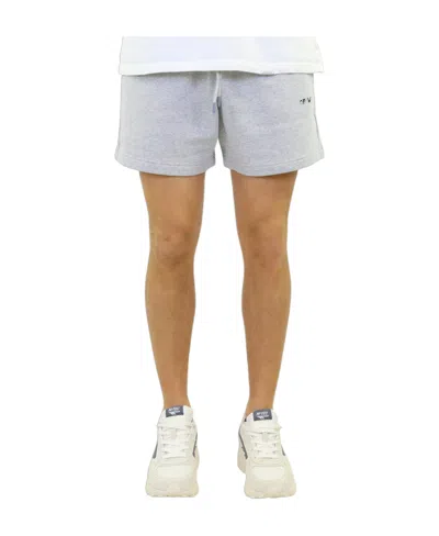 Off-white Logo Shorts In Gray