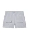 Off-white Logo Shorts In Grey