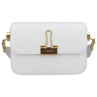 Off-white Logo Shoulder Bag In White