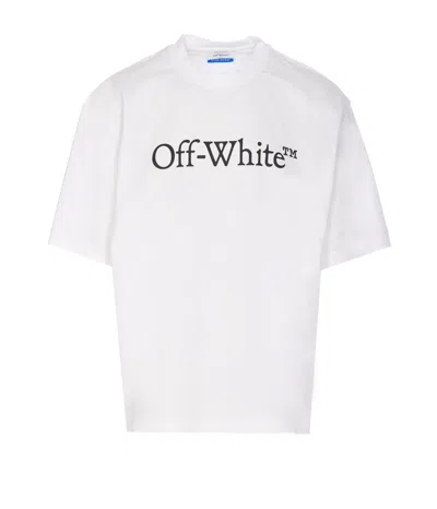 Off-white Logo Skate T-shirt In White