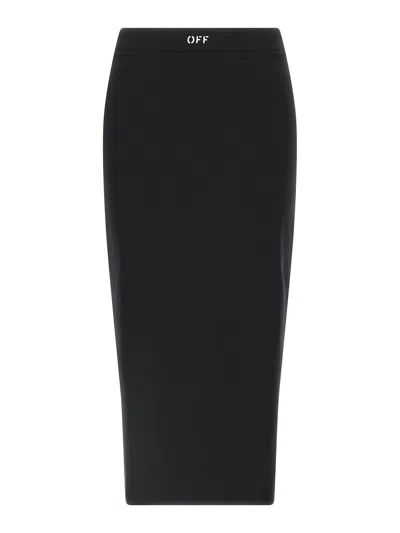 OFF-WHITE LOGO SKIRT