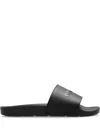 Off-white Bookish Gradient Slide Sandal In Black