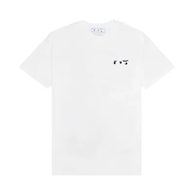 Pre-owned Off-white Logo Slim Short-sleeve Tee 'white/black' | Men's Size S