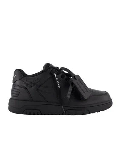 Off-white Logo Sneakers In Black