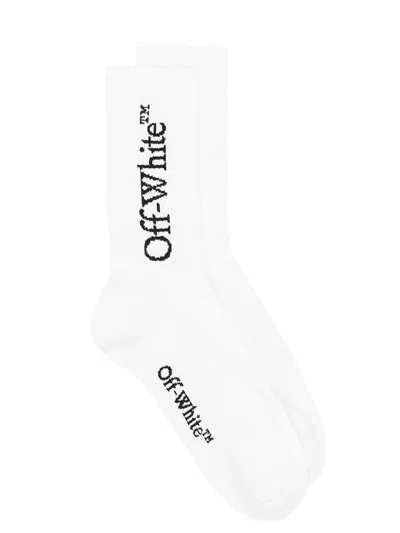 Off-white Logo Sock In White