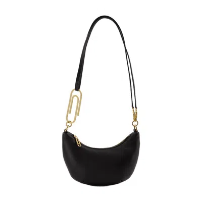 Off-white Logo Stamp Shoulder Bag In Black