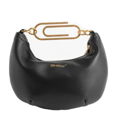 Off-white Logo-stamp Shoulder Bag In Black