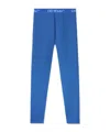 Off-white Printed Performance Leggings In Blue