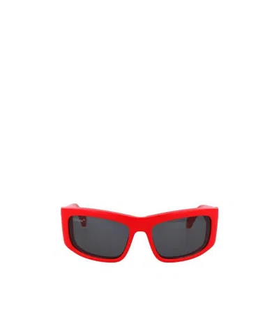 Off-white Logo Sunglasses In Black