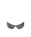 Off-white Logo Sunglasses In Black
