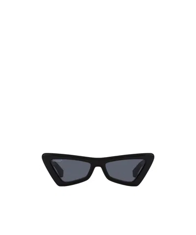 Off-white Logo Sunglasses In Black