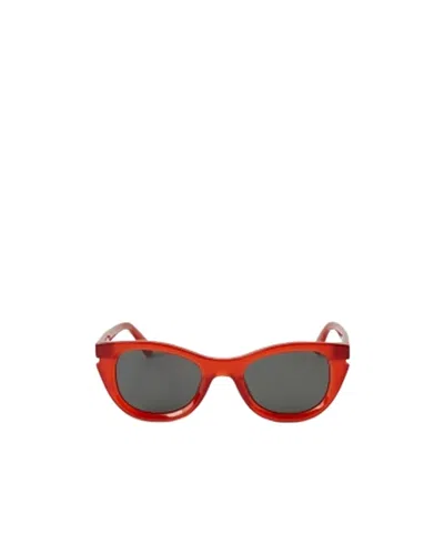 Off-white Logo Sunglasses In Black