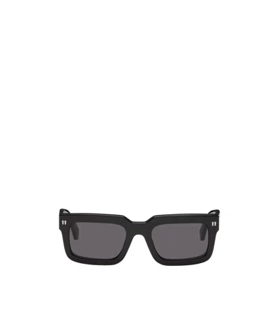 Off-white Logo Sunglasses In Gray